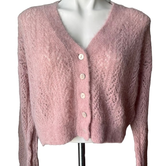 NWOT, Free People Amelia Alpaca Blend Cardigan, Sz S - Picture 8 of 13